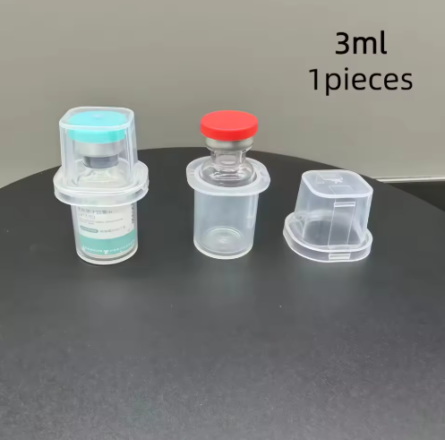 3ml Vial Protective Case — Thick Clear PP Plastic, Crack-Resistant Storage